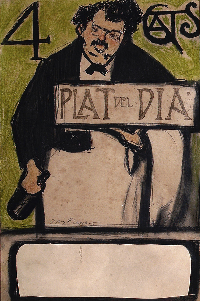 Menú dels Quatre Gats, Plat del dia - Pablo Picasso